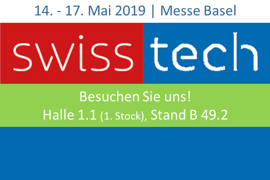 Swisstech 2019 – We will be present!