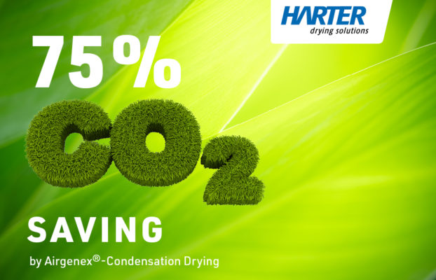 Up to 75 % CO2 savings through Airgenex® condensation drying