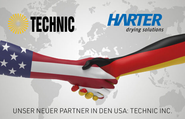 Harter Expands International Presence through Partnership with Technic Equipment Energy – Efficient Drying Technology Now Part of Integrated Surface Finishing Solutions