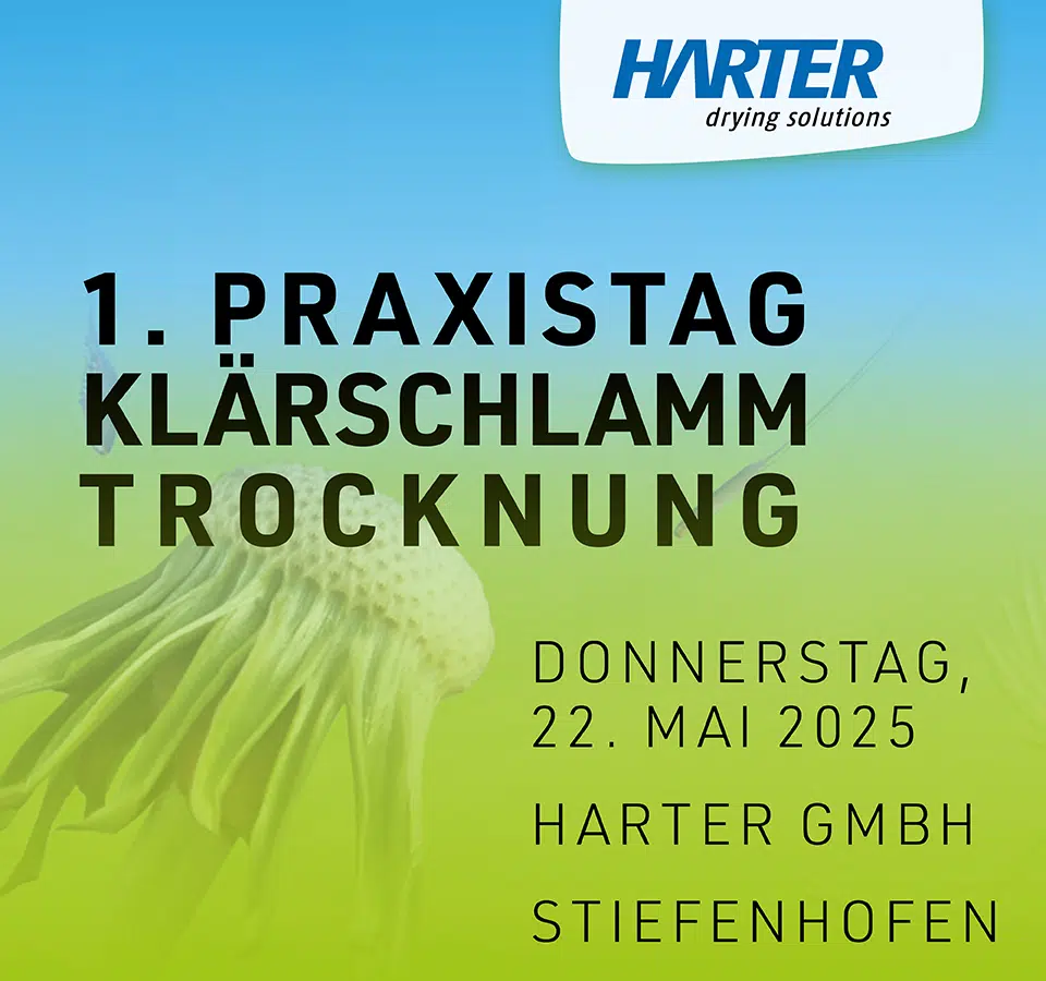 1. Praxistag Klärschlammtrocknung
