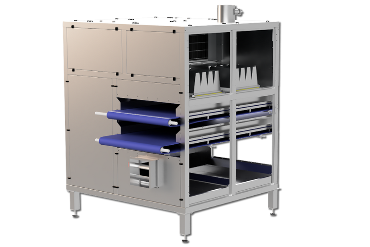 Bandtrockner-Klärschlamm